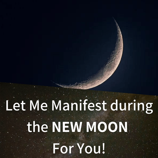 Manifest during the NEW MOON 