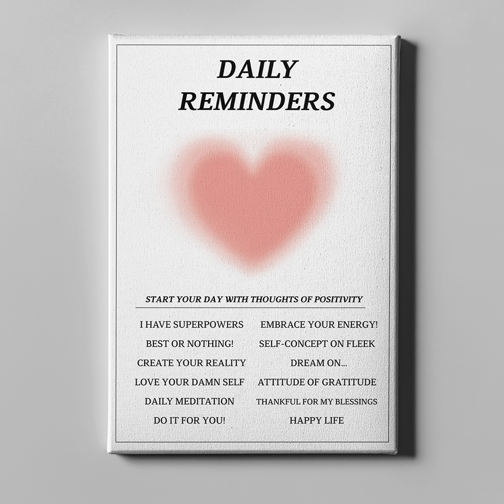 Daily Reminders Canvas