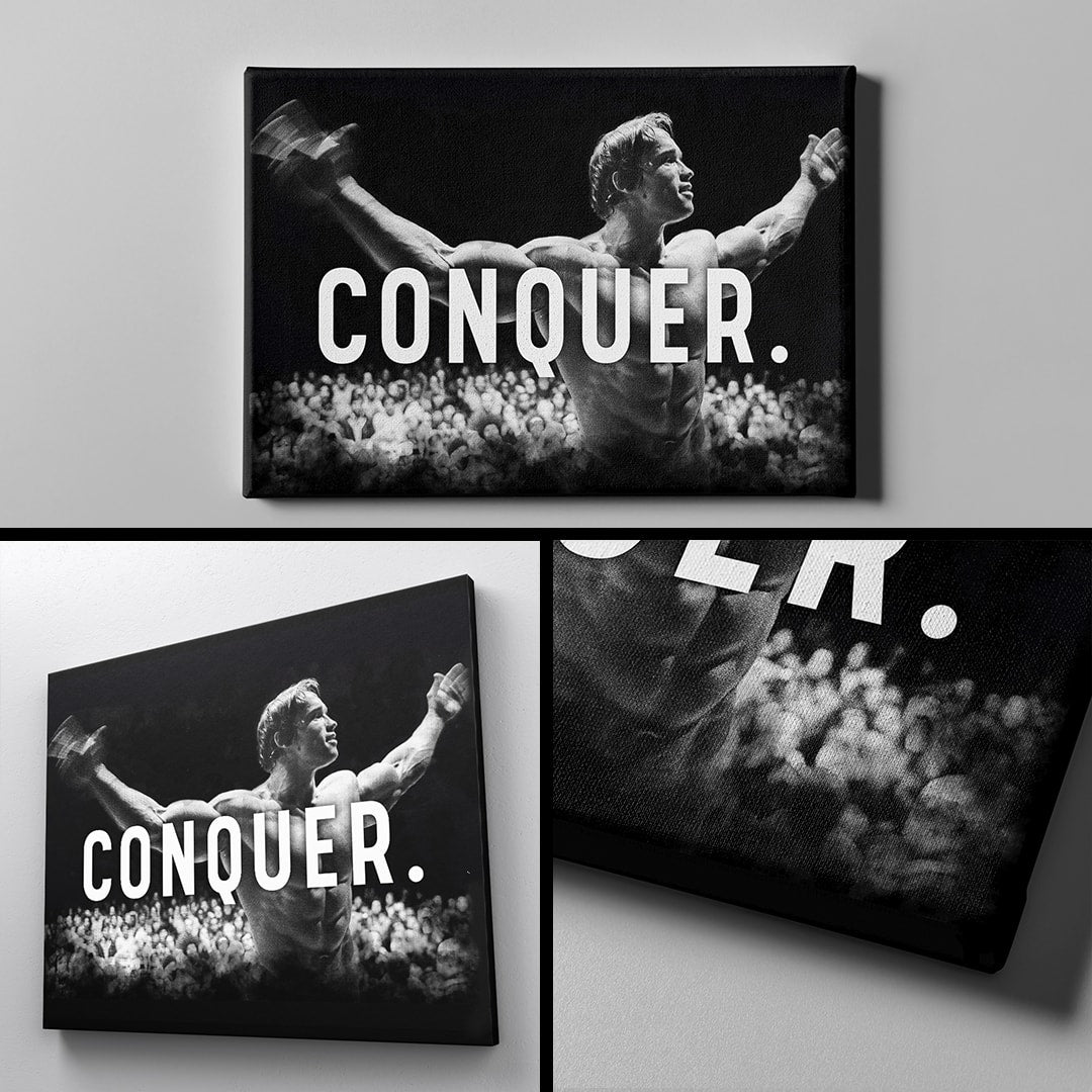 Conquer The Gym Club Canvas Everyday Motivation