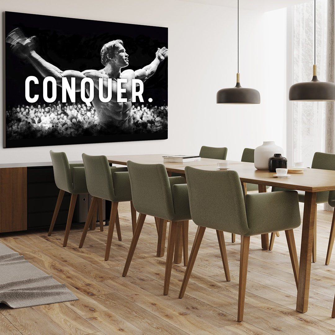 Conquer The Gym Club Canvas Everyday Motivation