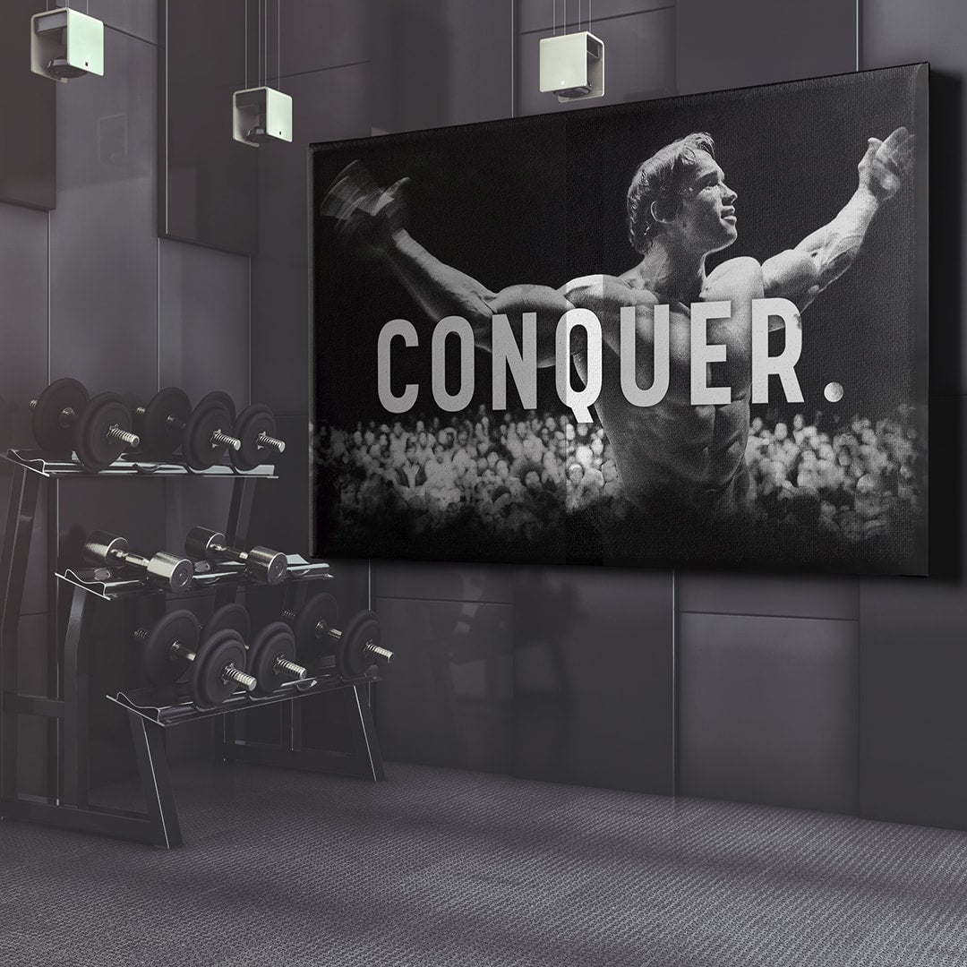 Conquer The Gym Club Canvas Everyday Motivation