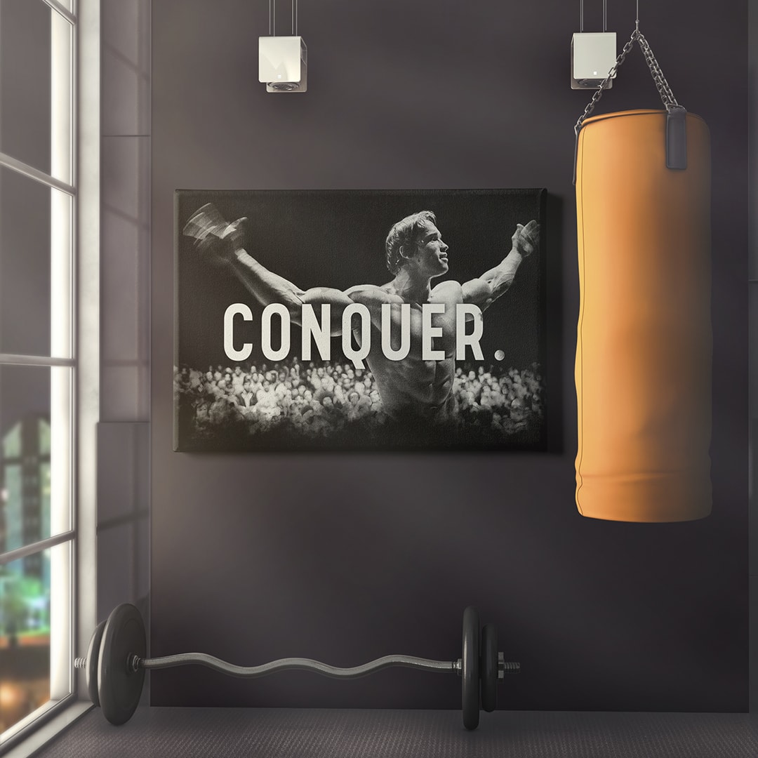 Conquer The Gym Club Canvas Everyday Motivation