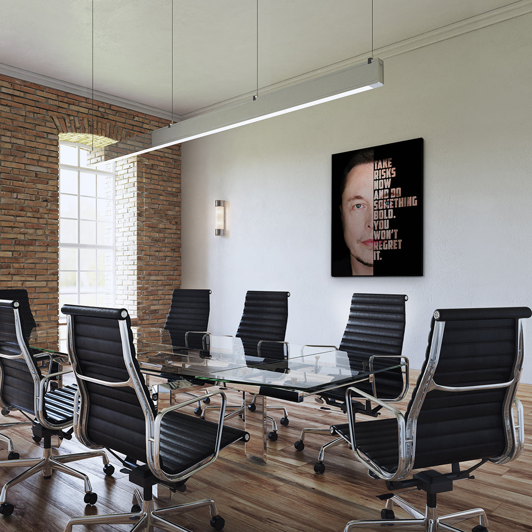 Elon Take Risks Now And Do Something Bold Canvas Art Everyday Motivation