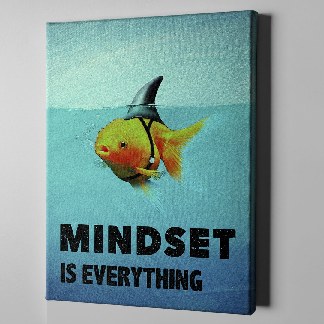 Mindset Is Everything Canvas Everyday Motivation