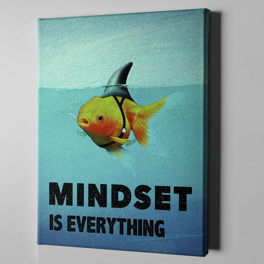 Mindset Is Everything Canvas Everyday Motivation