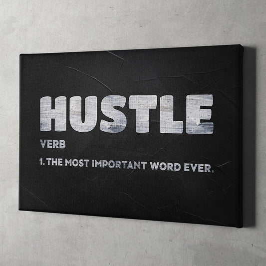 Moder Hustle Artwork Canvas Everyday Motivation 