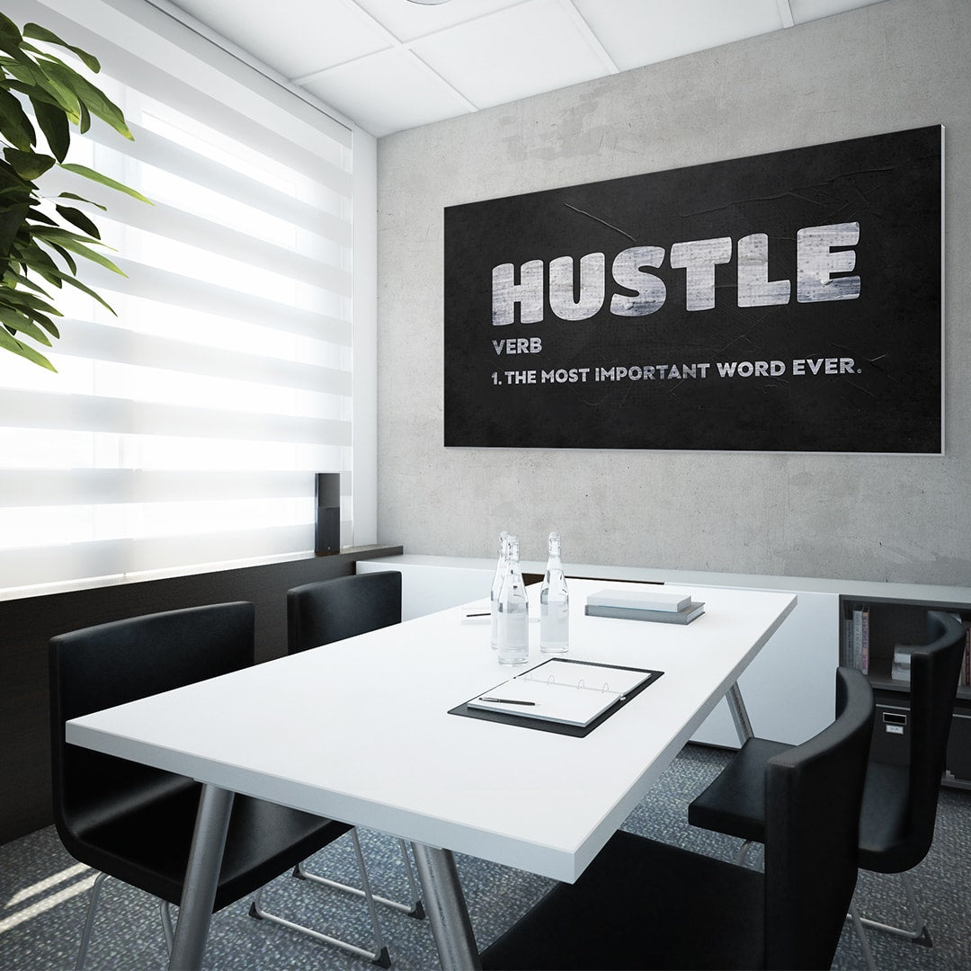 Moder Hustle Artwork Canvas Everyday Motivation 