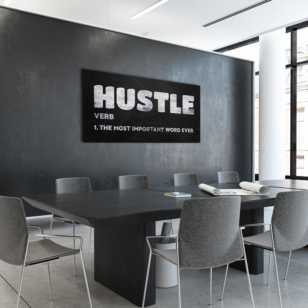 Moder Hustle Artwork Canvas Everyday Motivation 